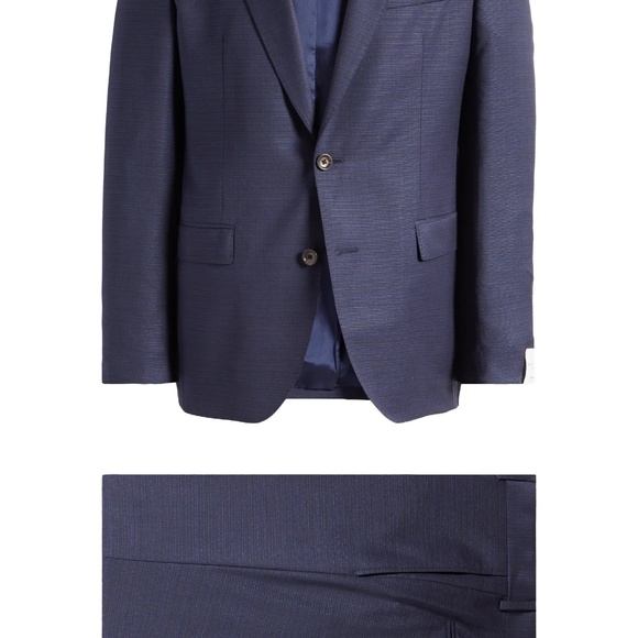 NWT JACK VICTOR Espirit Mixy Stretch Wool Suit - Size 38R Jacket, 32R Pants - Picture 5 of 7